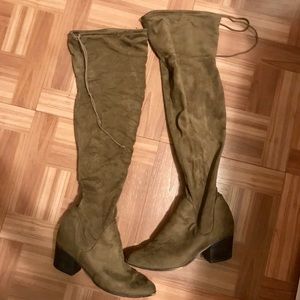 Tan Aldo over the knee boots - size 6.5